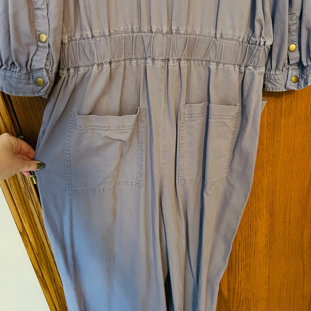 Universal Thread Lavender Grey Utility Jumpsuit - image 5
